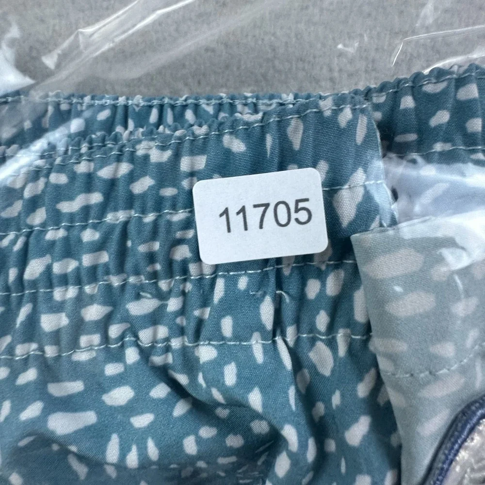Chubbies Swim Shorts Mens 3XL Blue Teal Pineapple Print Mesh Lined 5.5